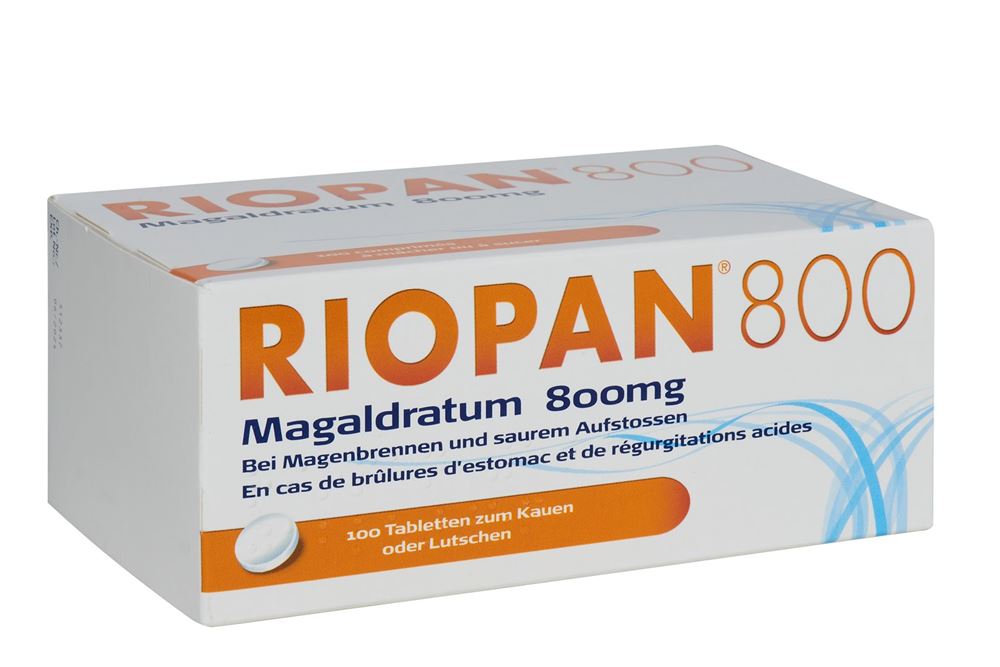 RIOPAN Tabl 800 mg Blist 100 Stk