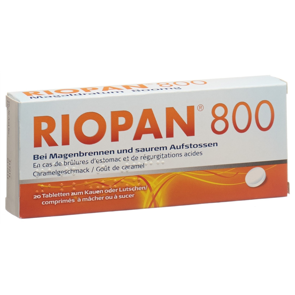 RIOPAN Tabl 800 mg Blist 50 Stk, Bild 2 von 5