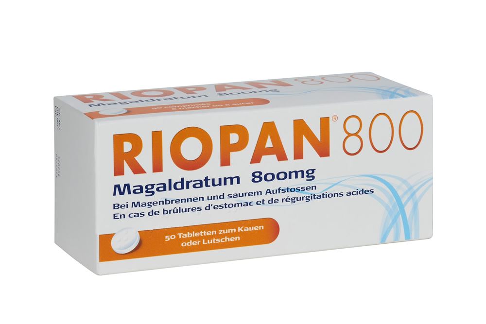 RIOPAN Tabl 800 mg Blist 50 Stk, Hauptbild