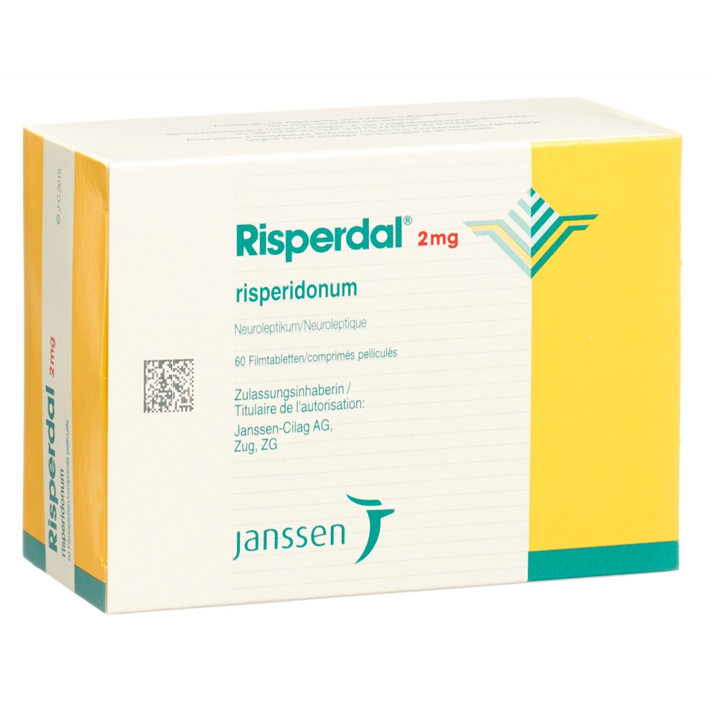 RISPERDAL Filmtabl 2 mg Blist 60 Stk, Hauptbild