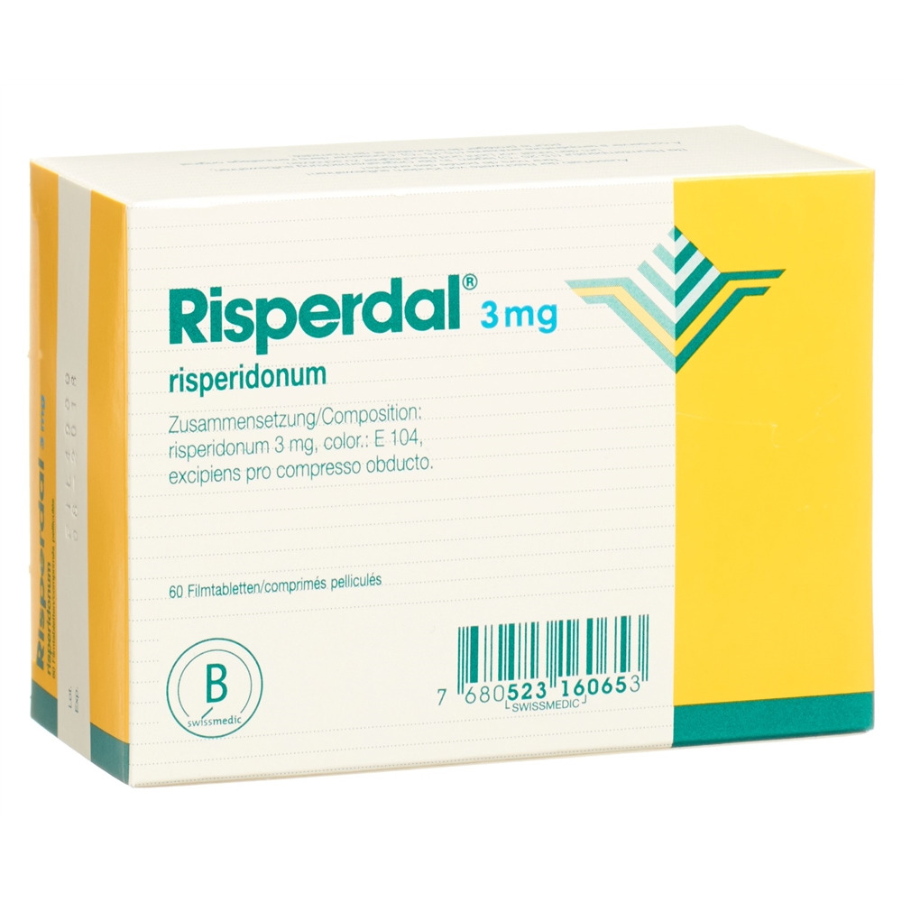 RISPERDAL Filmtabl 3 mg Blist 60 Stk, Bild 2 von 2