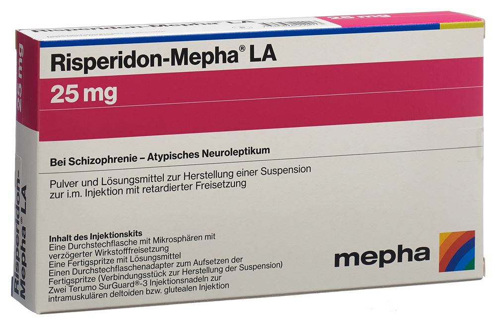 RISPERIDONE Mepha LA 25 mg, image principale