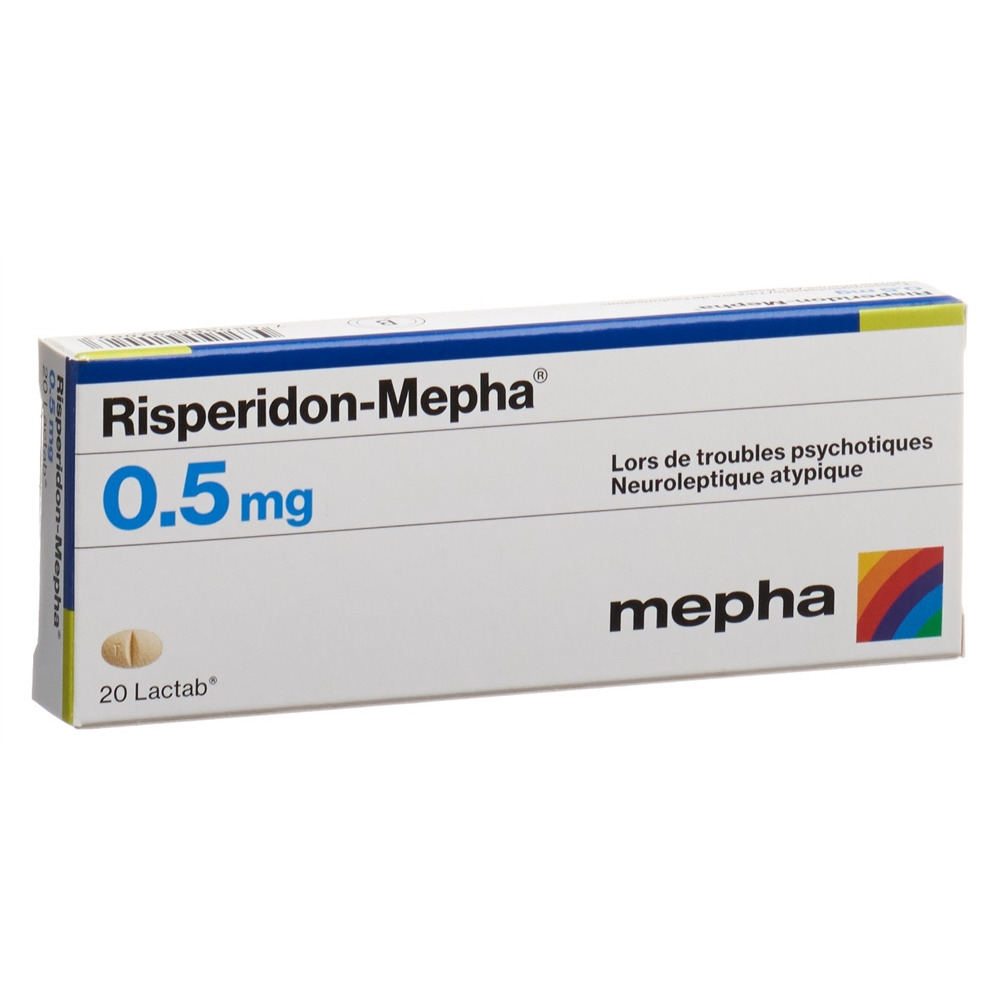 RISPERIDONE Mepha 0.5 mg, image 2 sur 2