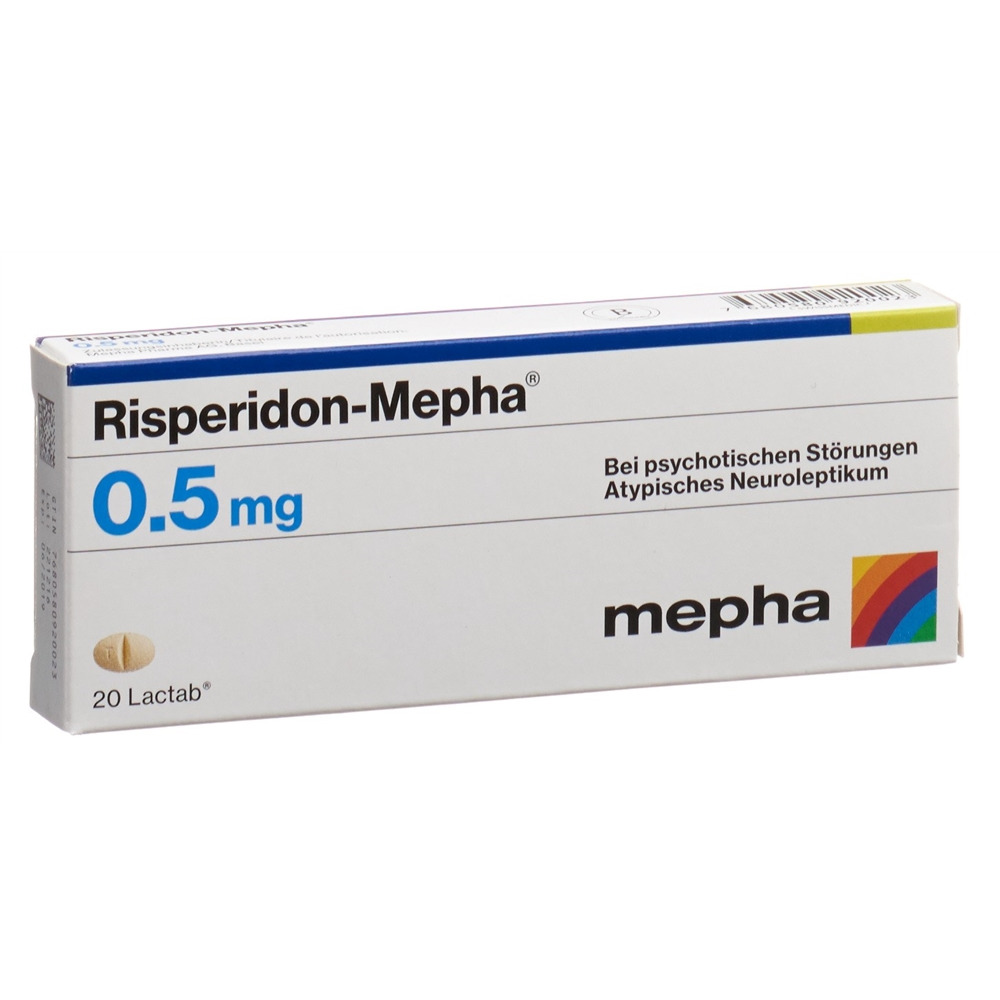 RISPERIDONE Mepha 0.5 mg, image principale