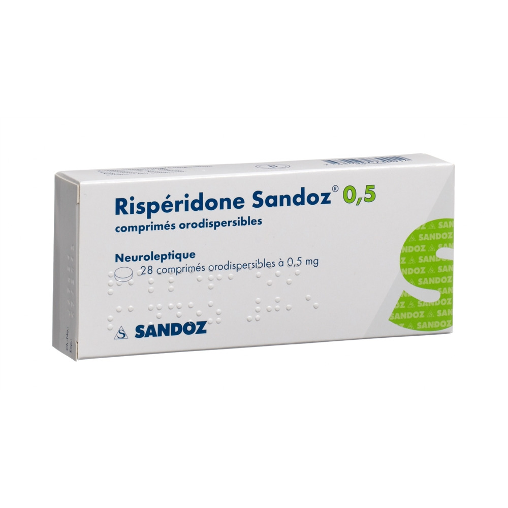 RISPERIDONE Sandoz 0.5 mg, image 2 sur 2