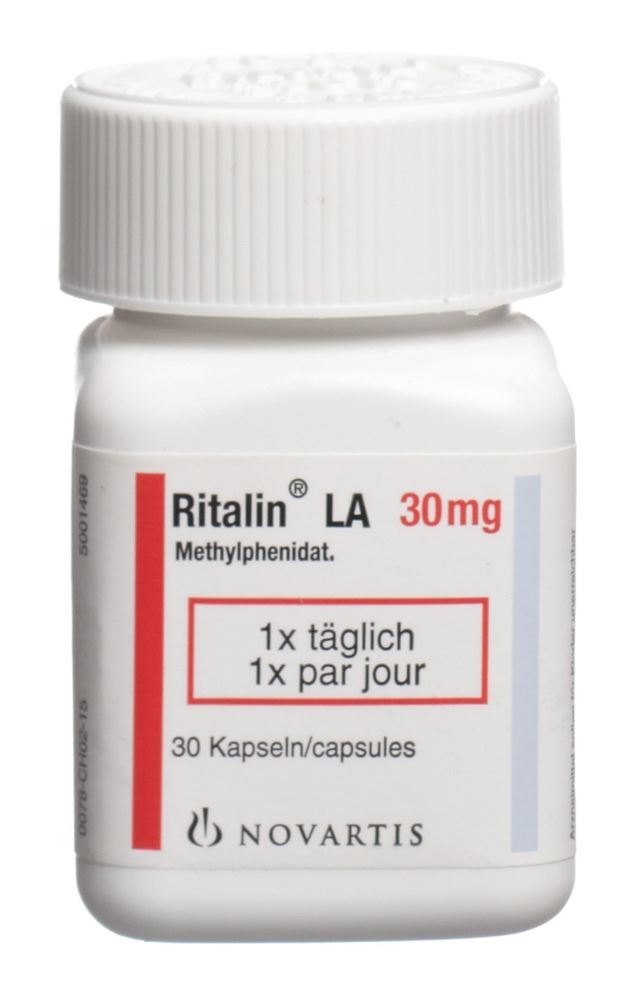 RITALINE LA 30 mg, image principale