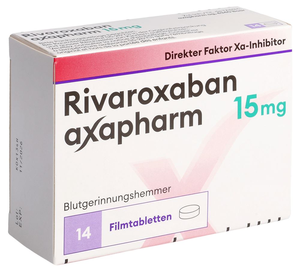 RIVAROXABAN axapharm 15 mg