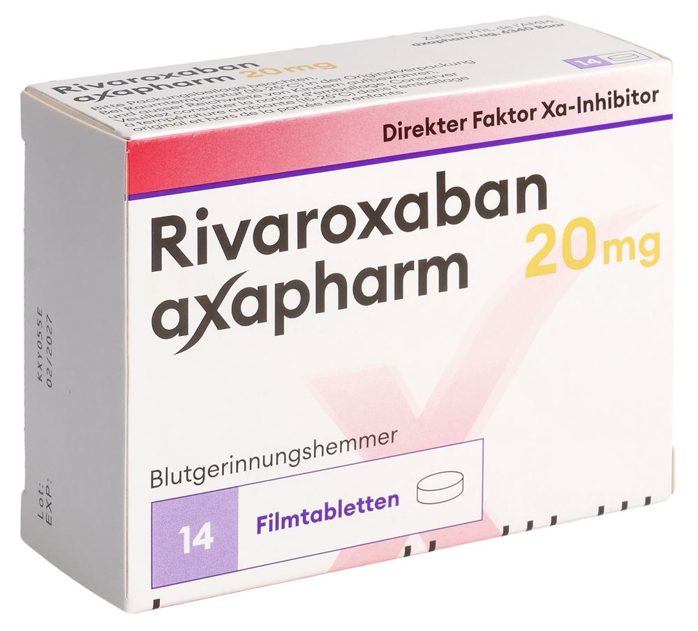RIVAROXABAN axapharm 20 mg