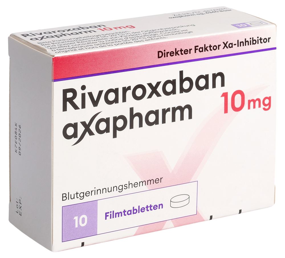 RIVAROXABAN axapharm 10 mg