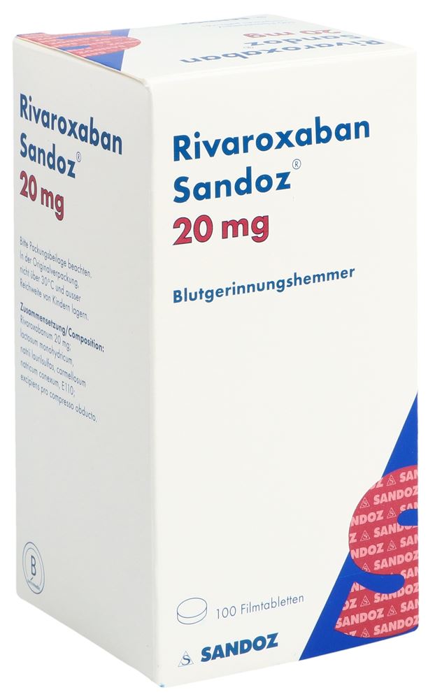 RIVAROXABAN Sandoz 20 mg, Hauptbild