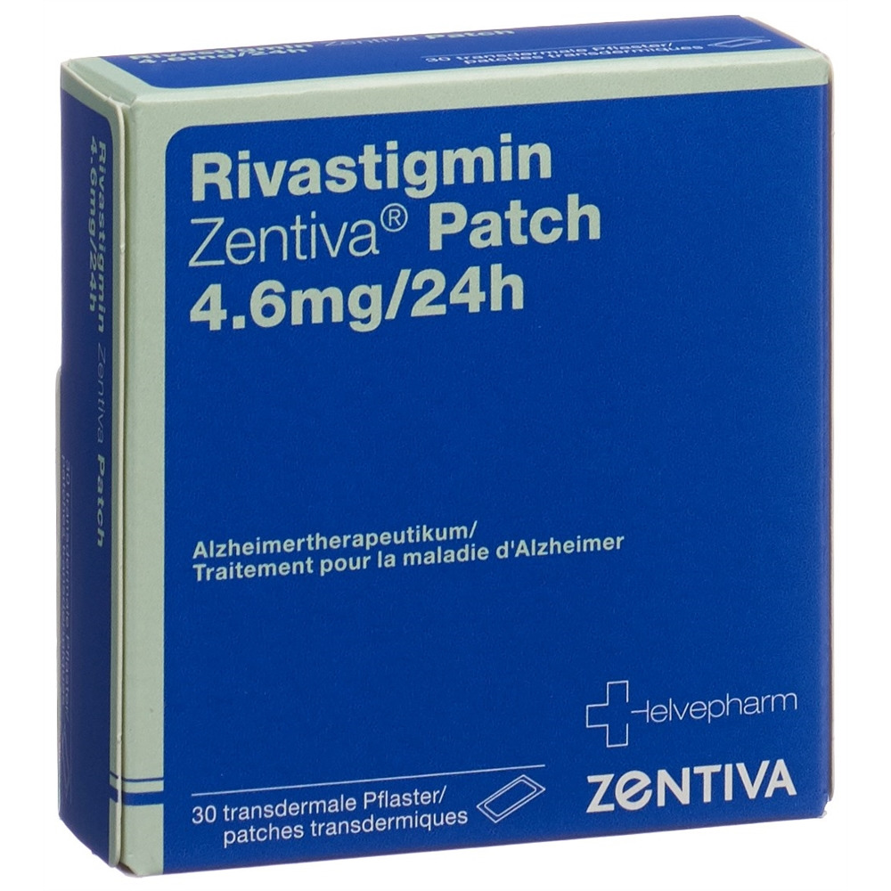 RIVASTIGMINE Patch 4.6 mg/24h, image principale RIVASTIGMINE Patch 4.6 mg/24h, image principale