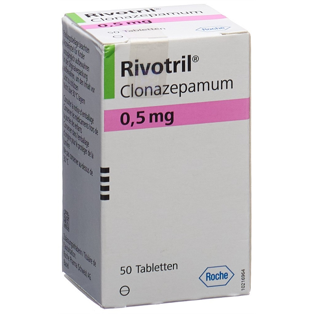 RIVOTRIL cpr 0.5 mg fl 50 pce