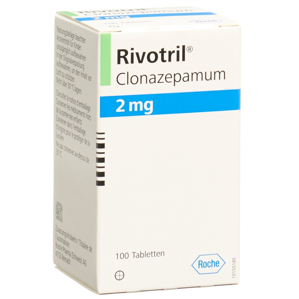 RIVOTRIL Tabl 2 mg Fl 100 Stk, Hauptbild