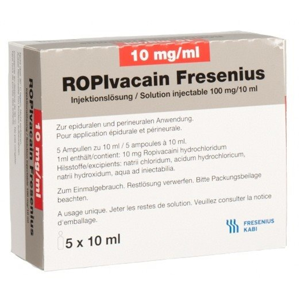 ROPIVACAINE Fresenius 10 mg/ml, image principale