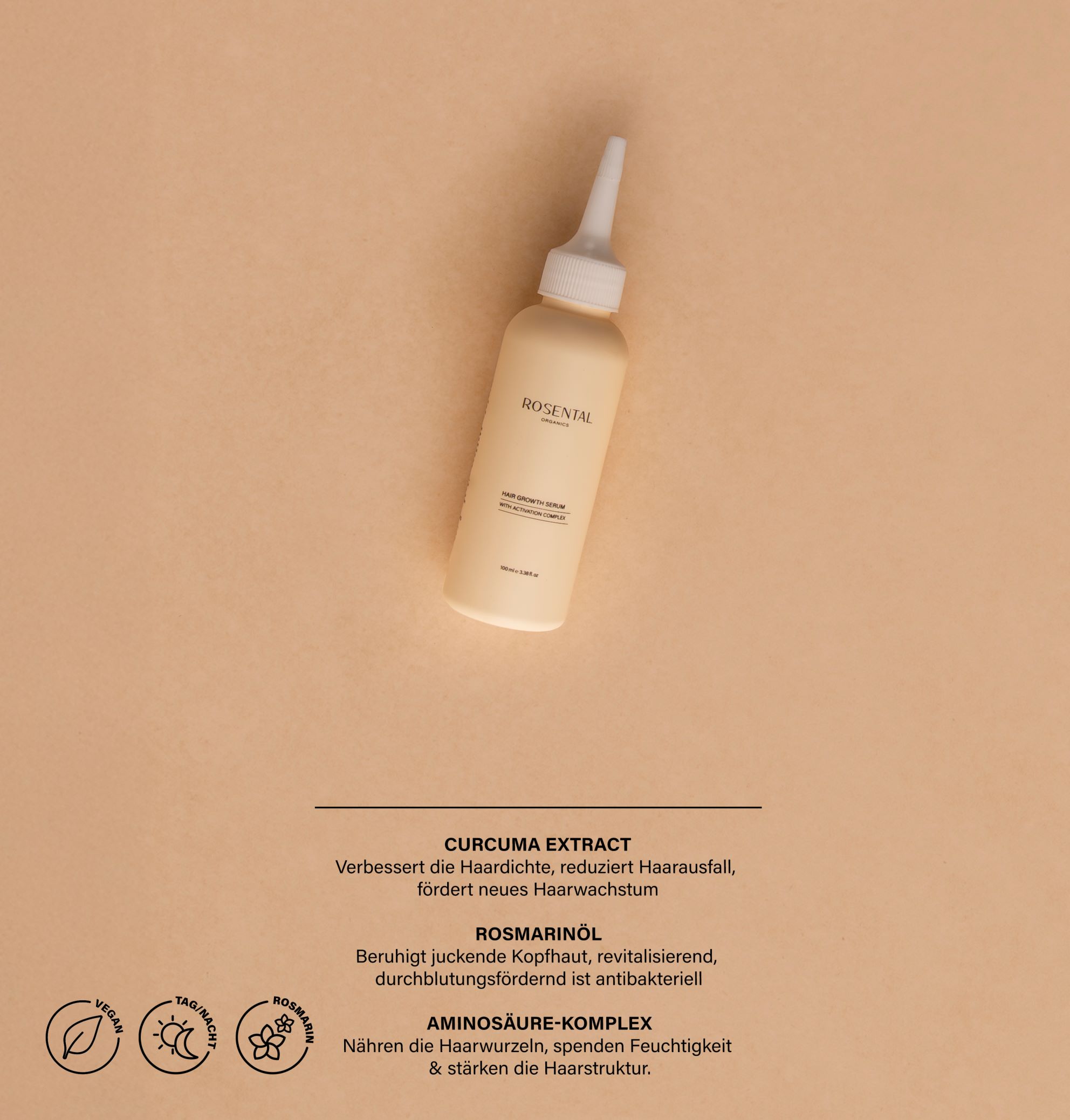 ROSENTAL hair growth serum, image 5 sur 5