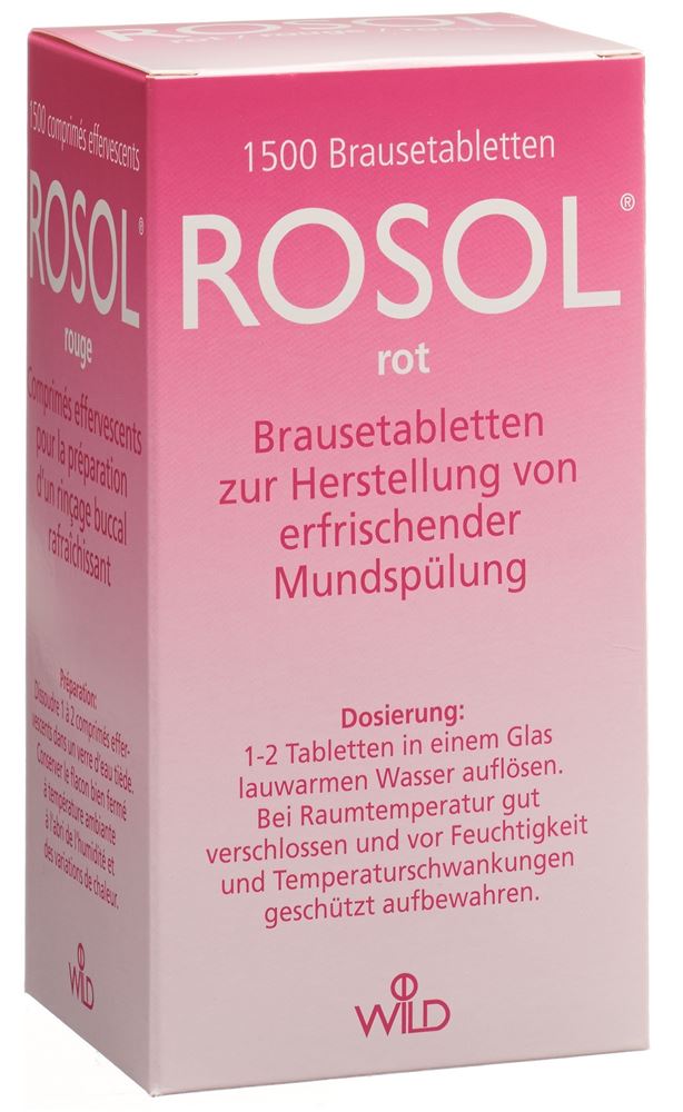 Rosol comprimés effervescents