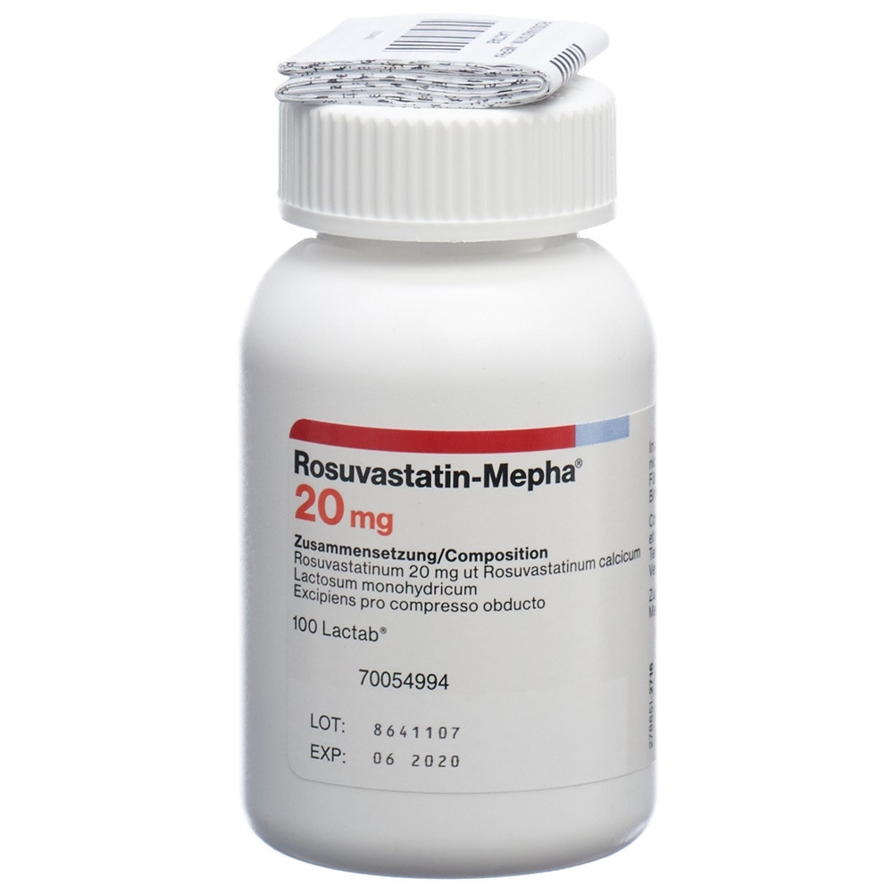 ROSUVASTATINE Mepha 20 mg, image principale