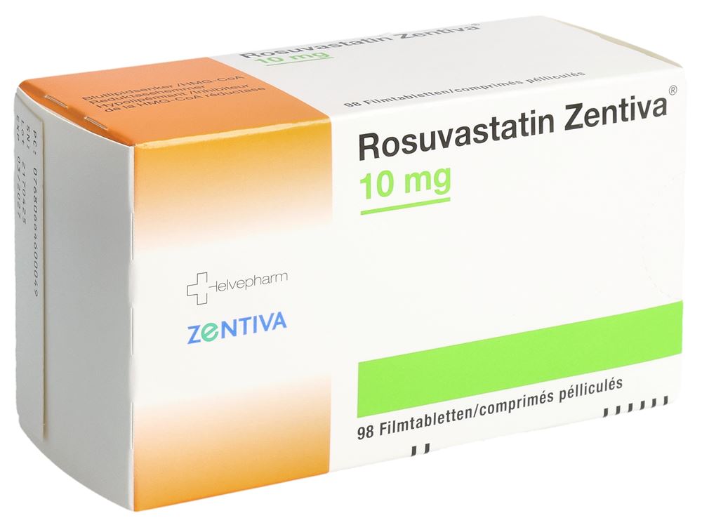 ROSUVASTATINE Zentiva 10 mg, image principale