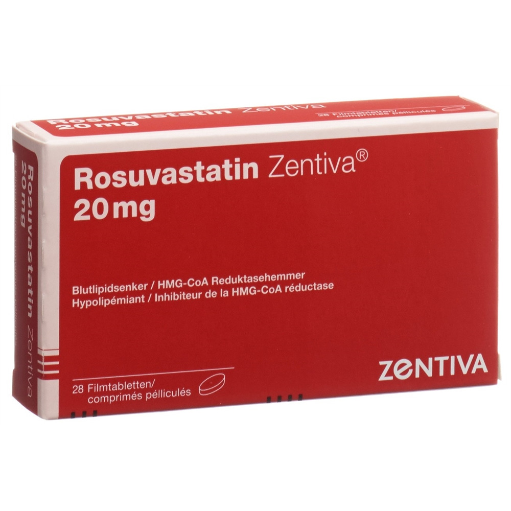 ROSUVASTATINE Zentiva 20 mg, image principale