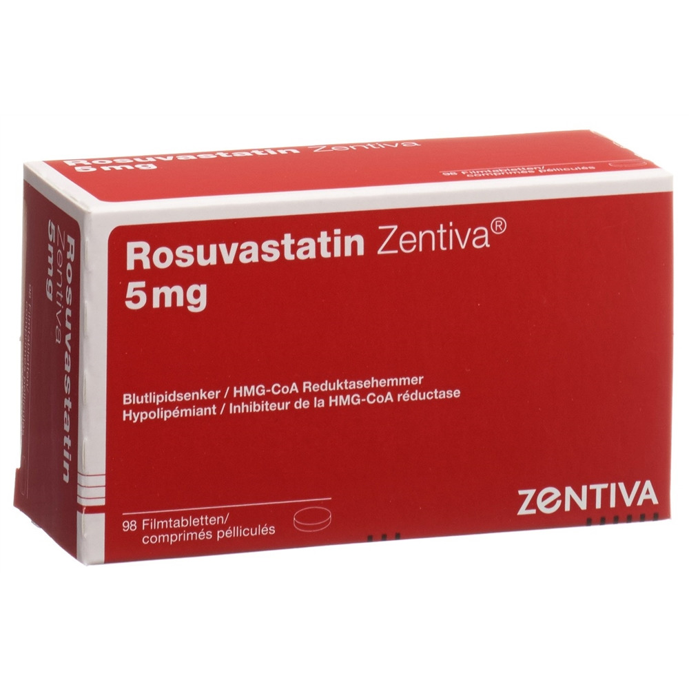 ROSUVASTATINE Zentiva 5 mg, image principale