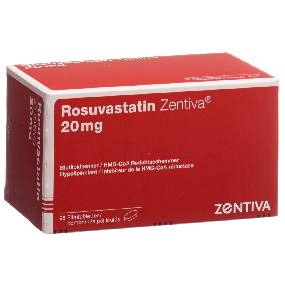 ROSUVASTATINE Zentiva 20 mg, Hauptbild