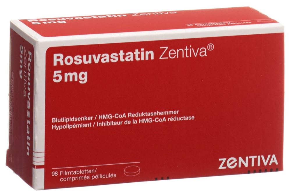 ROSUVASTATINE Zentiva 5 mg, Hauptbild