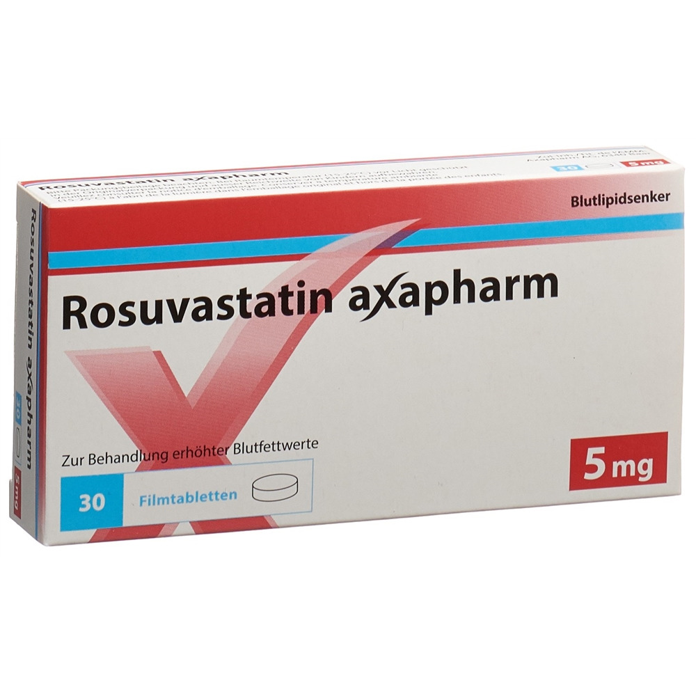 ROSUVASTATINE axapharm 5 mg, image principale