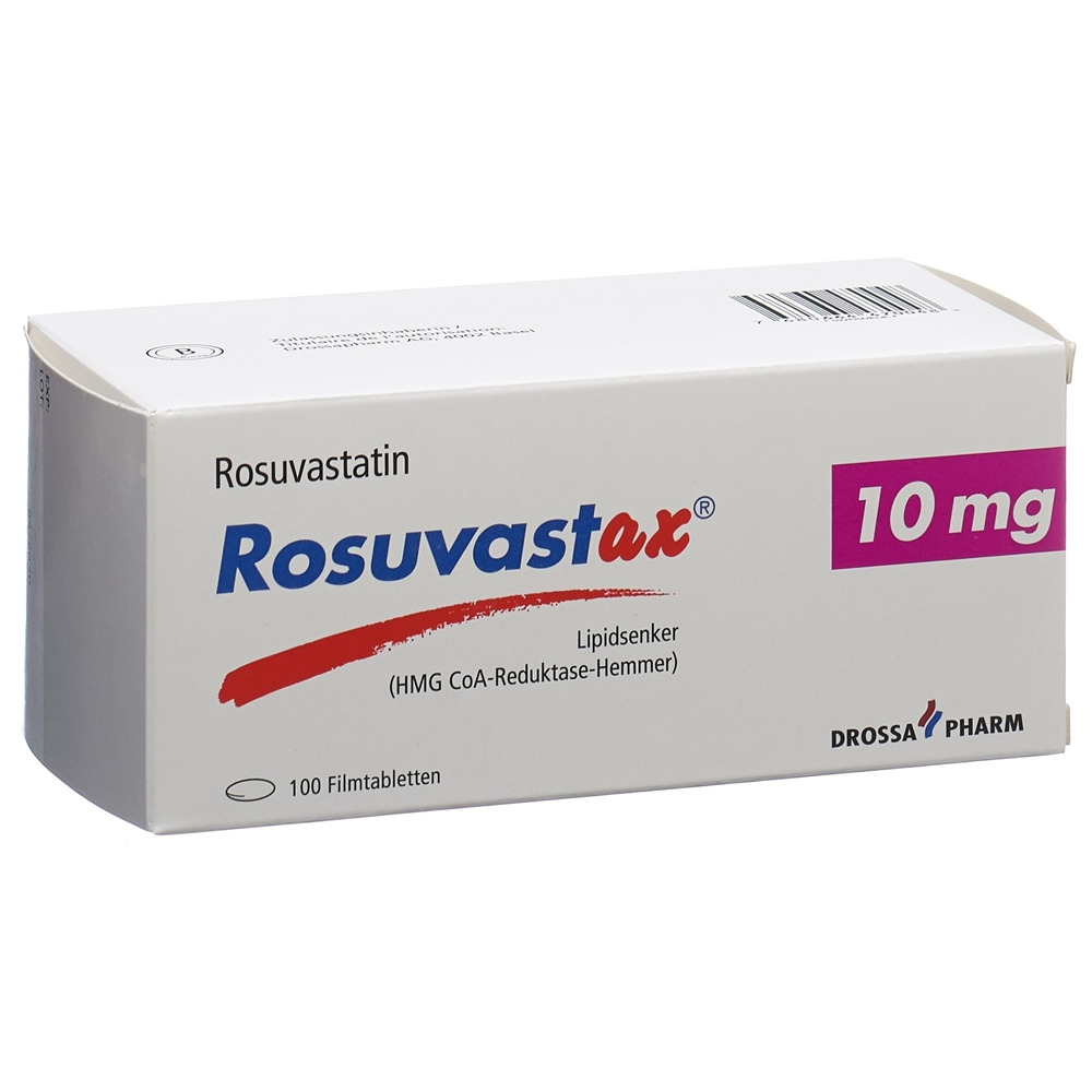 ROSUVASTAX Filmtabl 10 mg Blist 100 Stk, Hauptbild