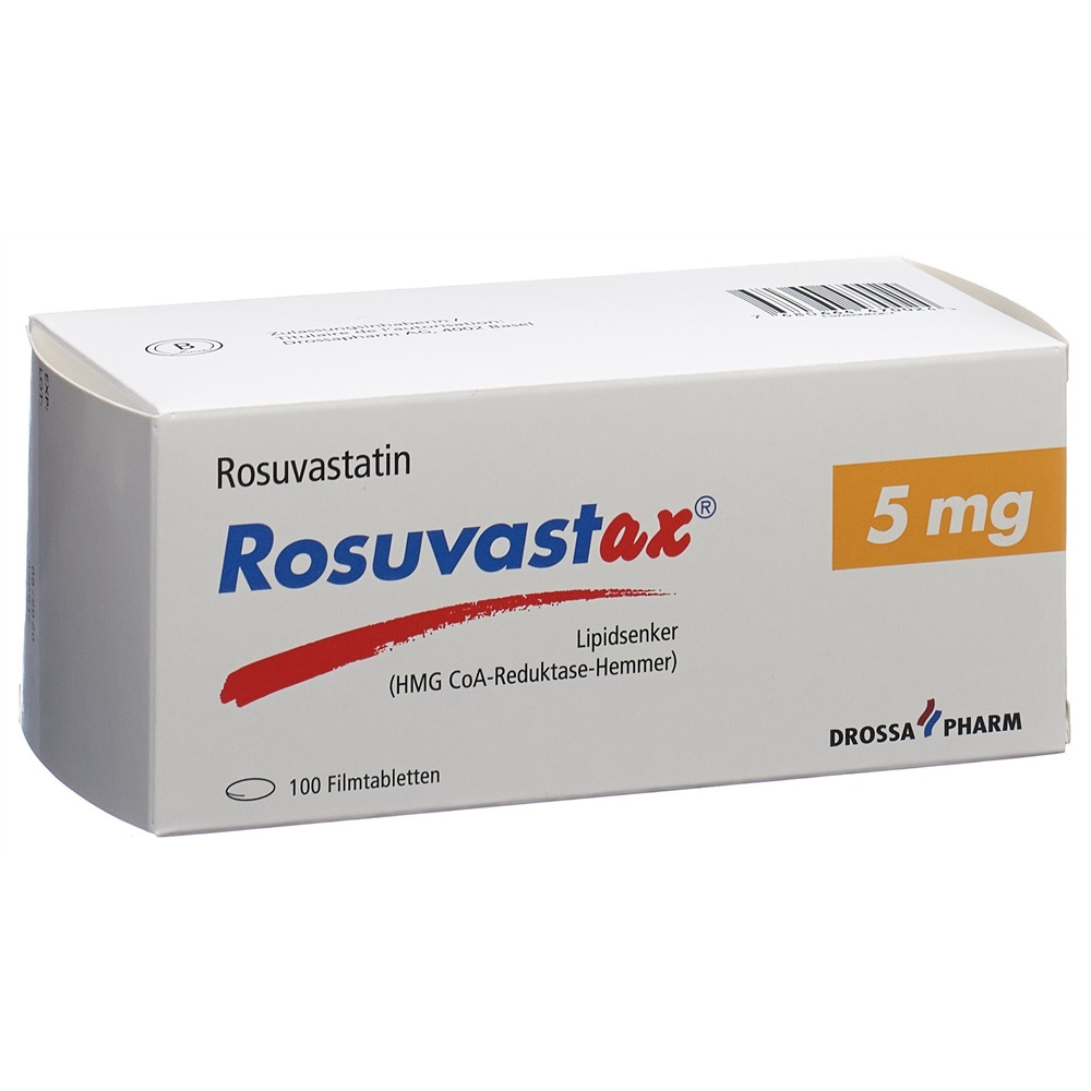 ROSUVASTAX Filmtabl 5 mg Blist 100 Stk, Hauptbild