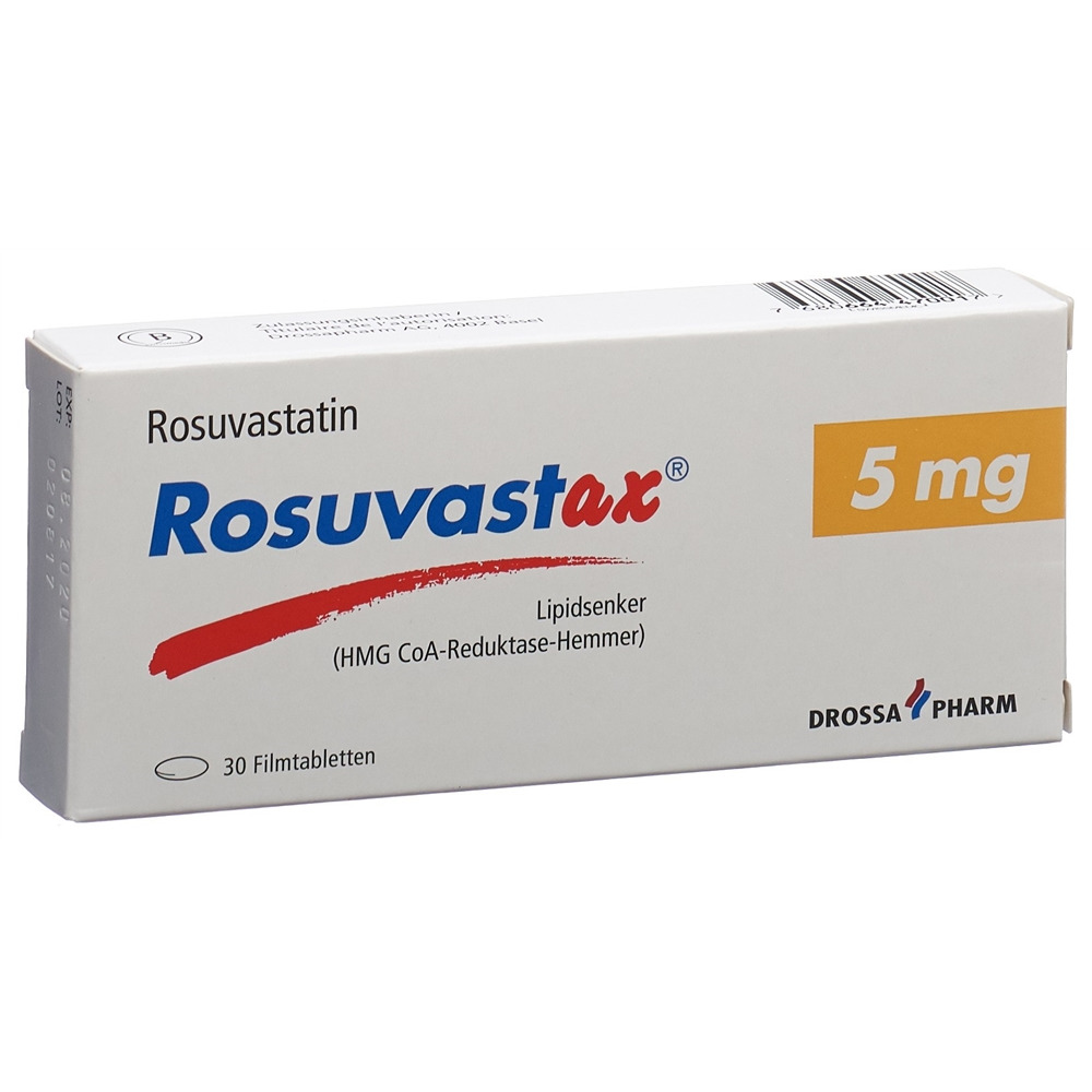 ROSUVASTAX Filmtabl 5 mg Blist 30 Stk, Hauptbild