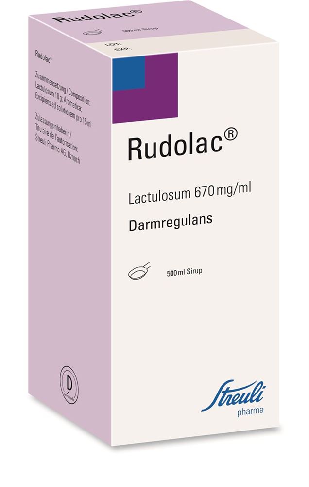 RUDOLAC sirop en bouteille fl 500 ml, image principale