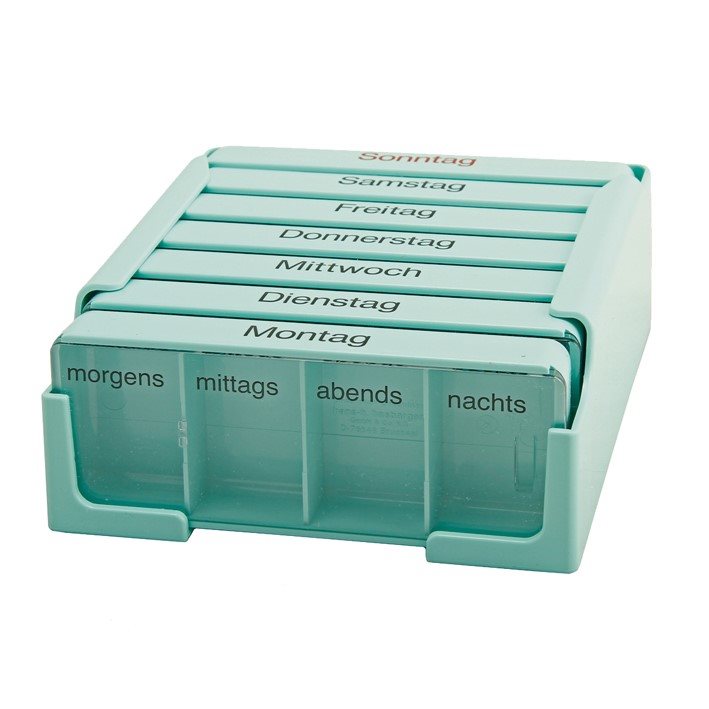 SAHAG Medi-7 pilulier 7 jours 4 cases par jour, image 2 sur 2