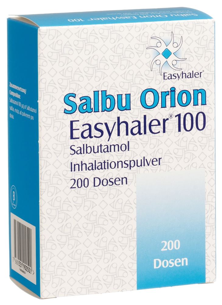 SALBU ORION Easyhaler 0.1 mg, Hauptbild