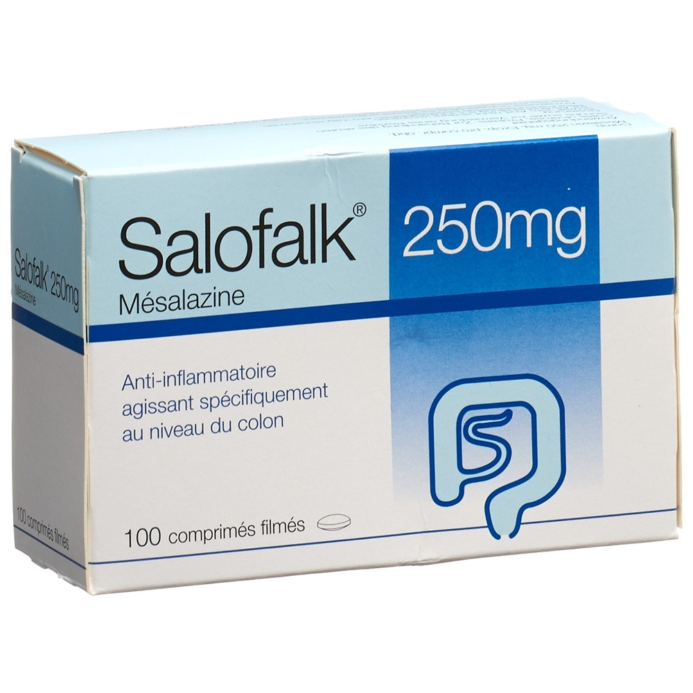 SALOFALK cpr pell 250 mg blist 100 pce, image 2 sur 2