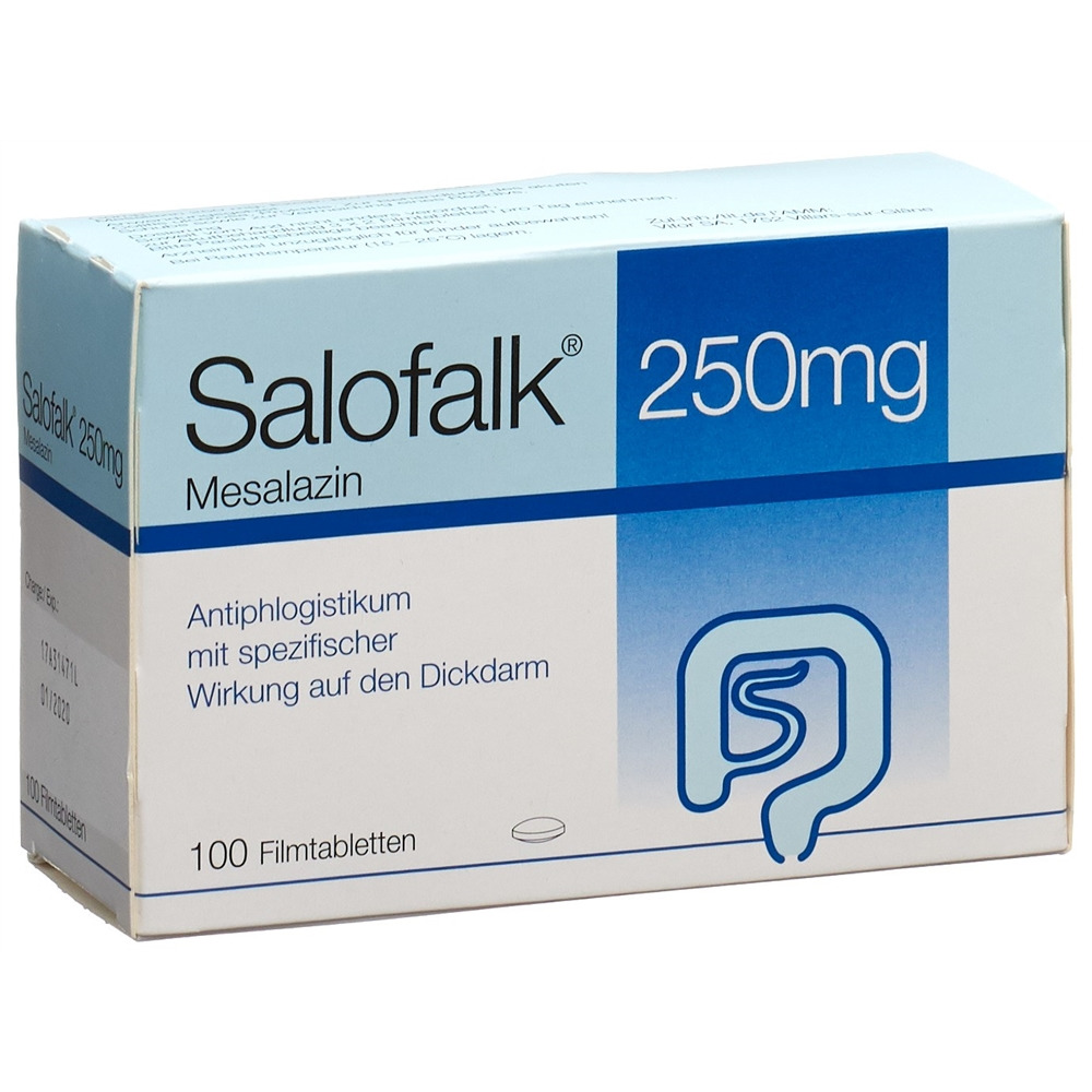 SALOFALK cpr pell 250 mg blist 100 pce