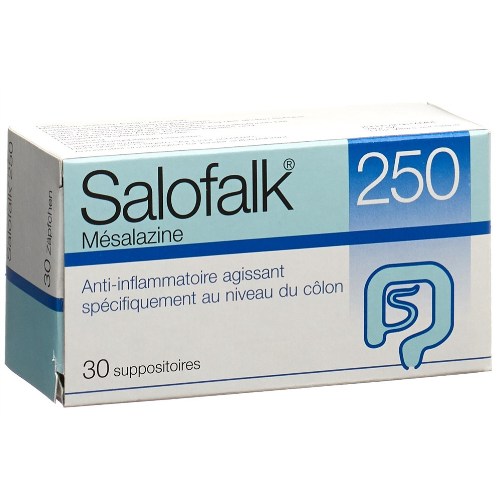 SALOFALK supp 250 mg blist 30 pce, image 2 sur 2