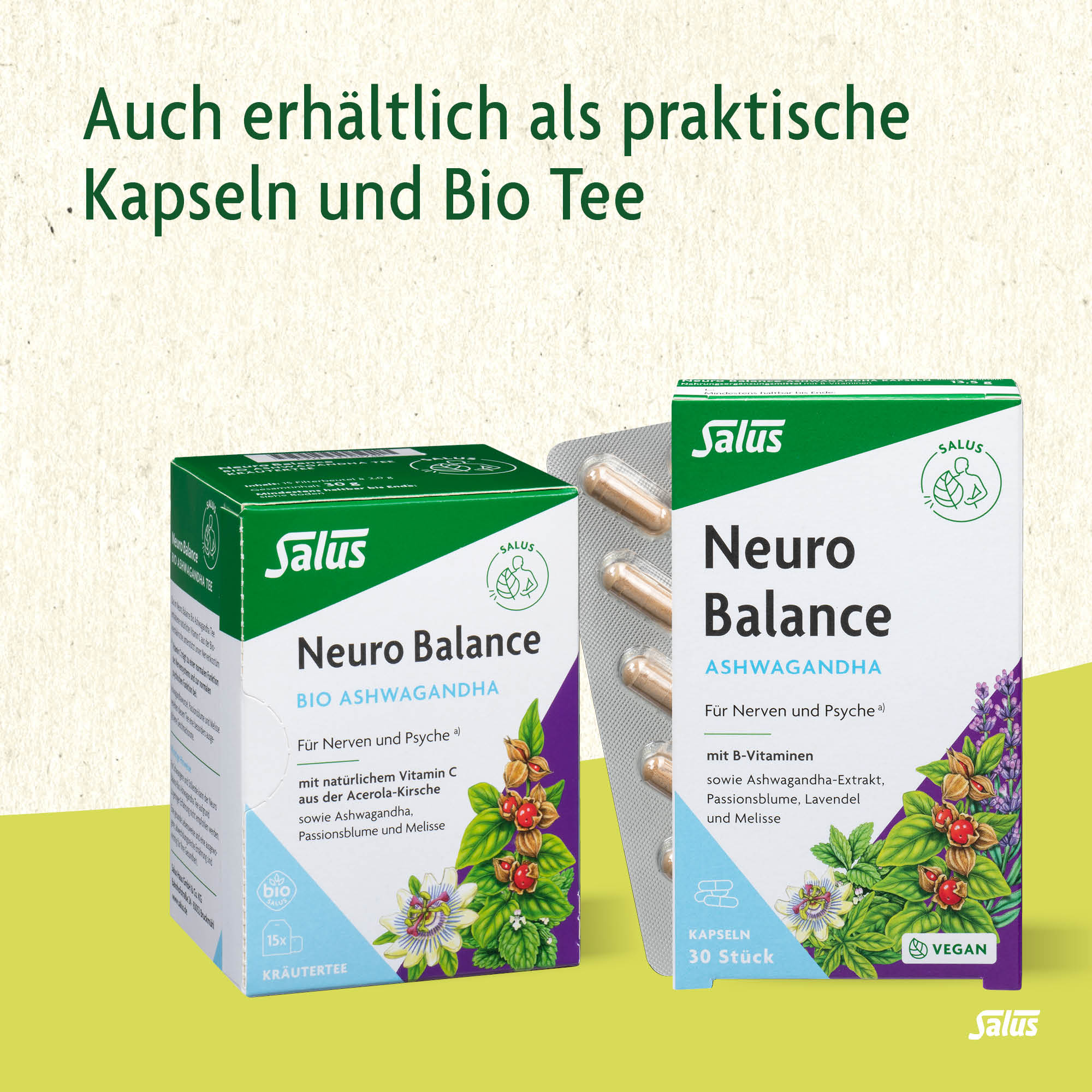 SALUS Neuro Balance ashwagandha tonique, image 5 sur 5