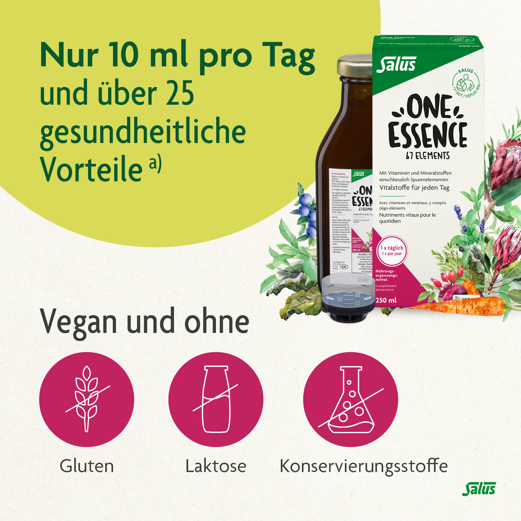 SALUS One Essence 67 Elements Tonikum, Bild 5 von 6