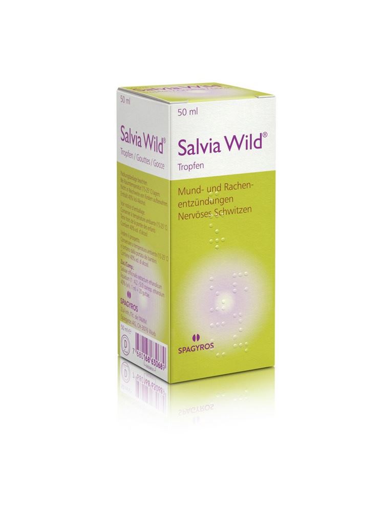 SALVIA WILD gouttes fl 50 ml, image principale