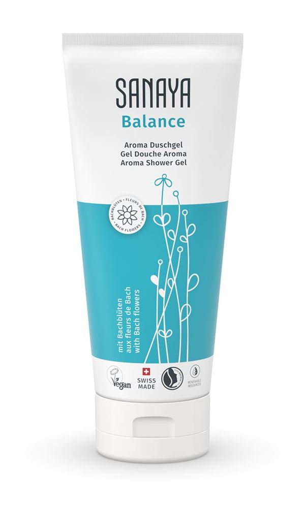 SANAYA aromatique & fleurs de Bach gel douche