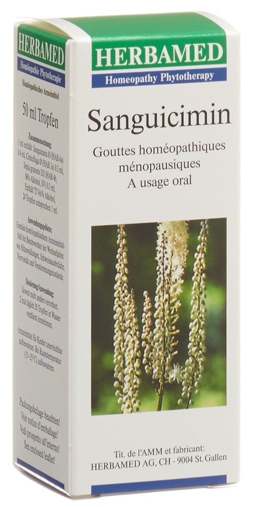 SANGUICIMIN gouttes homéopathiques ménopause, image 2 sur 2