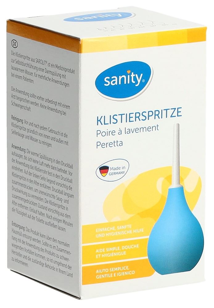 SANITY Birnspritze