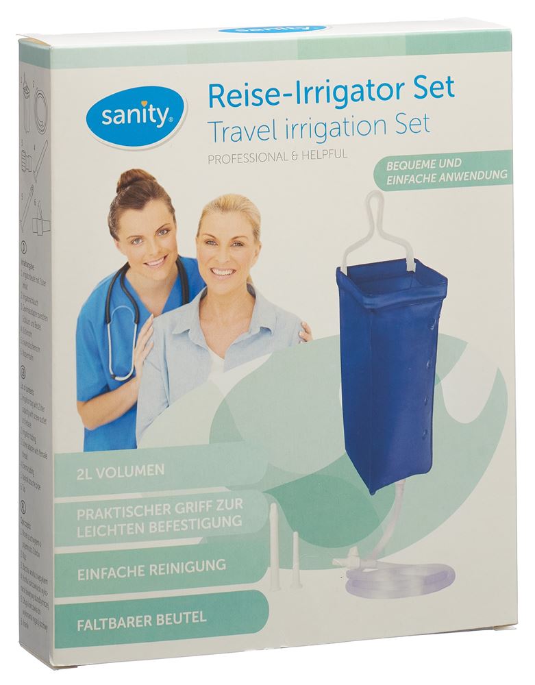 SANITY Irrigator Reise Set komplett