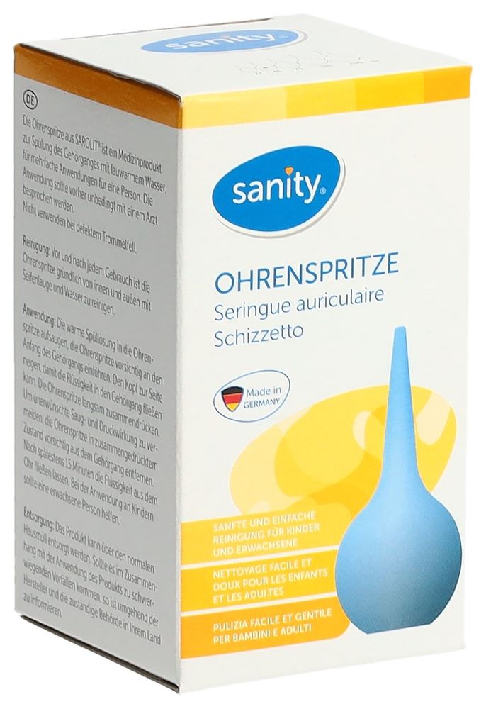 SANITY Ohrspritze, Hauptbild