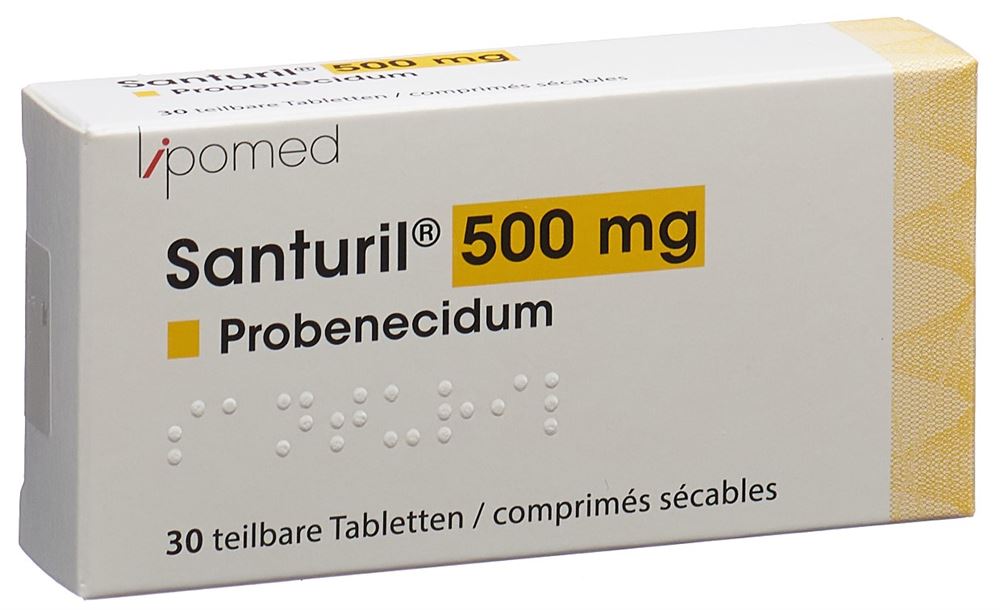 Santuril cpr 500 mg blist 30 pce, image principale