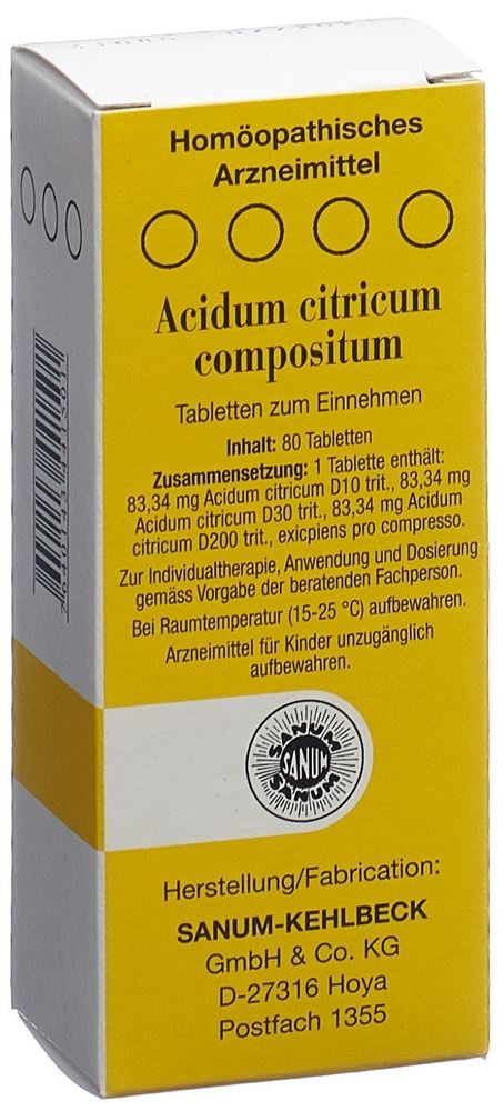 SANUM Acidum citricum compositum