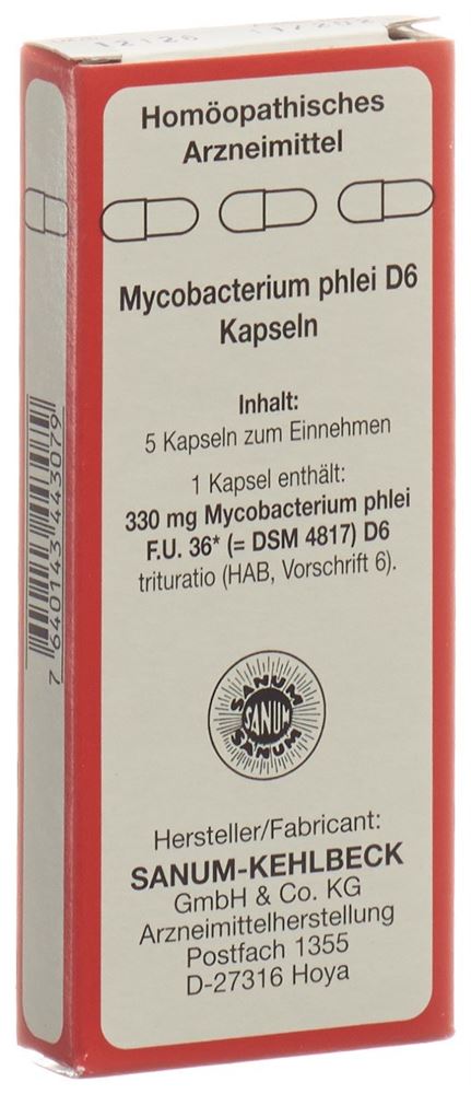 SANUM Mycobacterium phlei 6 D