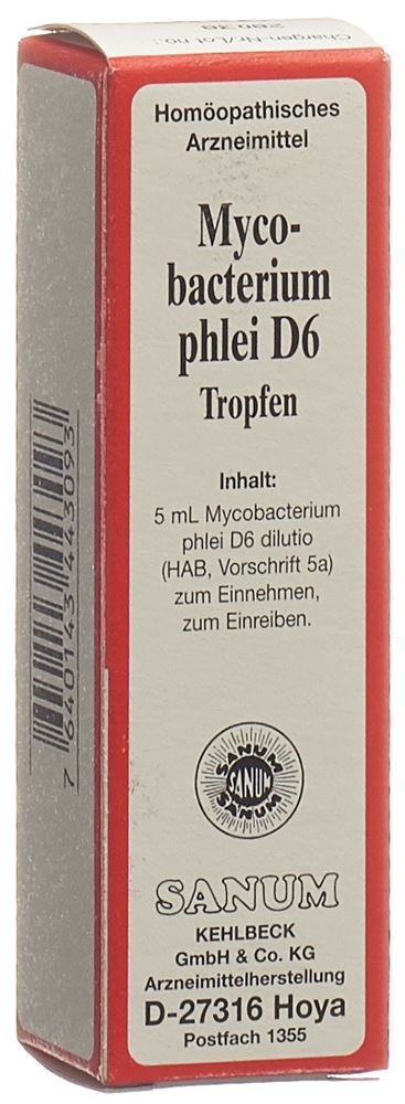 SANUM Mycobacterium phlei 6 D