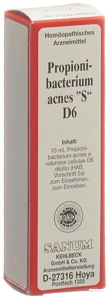 SANUM propionibacterium acnes 6 D