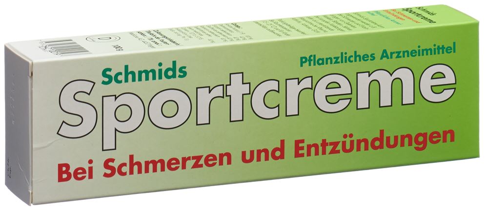 SCHMIDS Sportcreme, Hauptbild